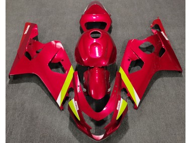 Rot Glänzend 04-05 GSXR 600-750 Motorrad Verkleidung