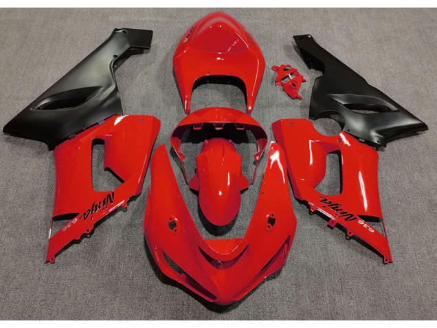 Rot Glänzend 05-06 ZX6R Motorrad Verkleidung Rot Glänzend 05-06 ZX6R Motorrad Verkleidung
