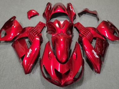 Rot Glänzend 06-11 ZX14R Motorrad Verkleidung