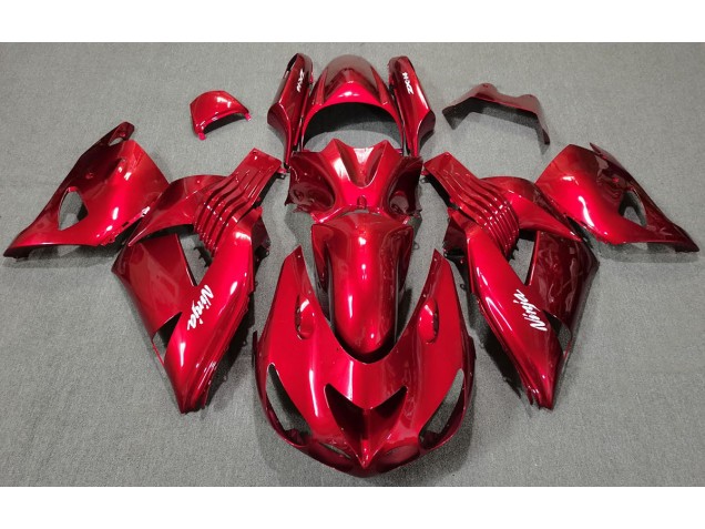 Rot Glänzend 06-11 ZX14R Motorrad Verkleidung Rot Glänzend 06-11 ZX14R Motorrad Verkleidung