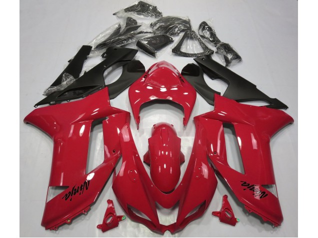 Rot Glänzend 07-08 ZX6R Motorrad Verkleidung