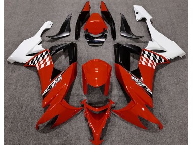 Rot Glänzend & Weiß 08-10 ZX10R Motorrad Verkleidung