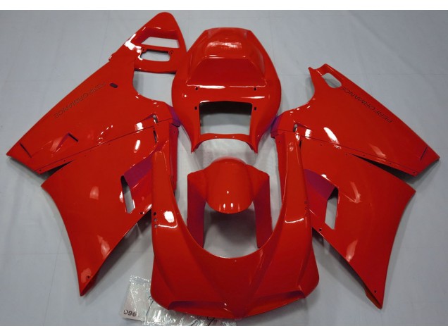 Rot Glänzend Performance-Design 93-05 Ducati 996 748 916 998 Motorrad Verkleidung