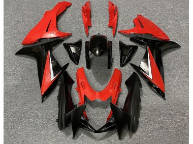 Rot Glänzend & Schwarz 11-24 GSXR 600-750 Motorrad Verkleidung