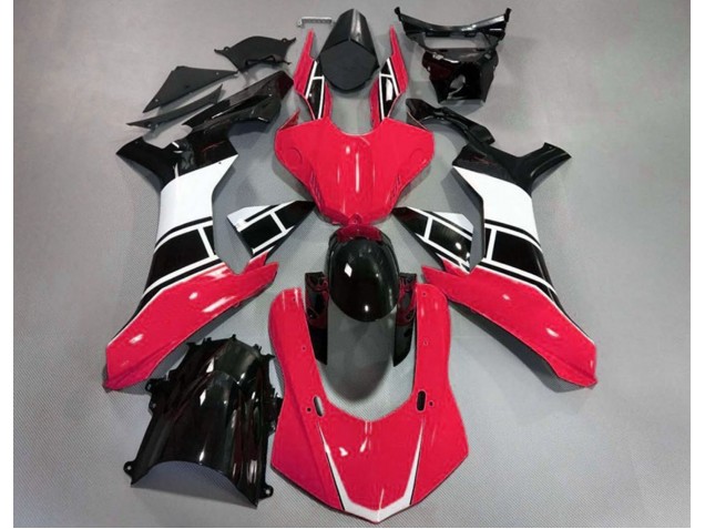 Rot Glänzend Weiß & Schwarz 15-19 R1 Motorrad Verkleidung