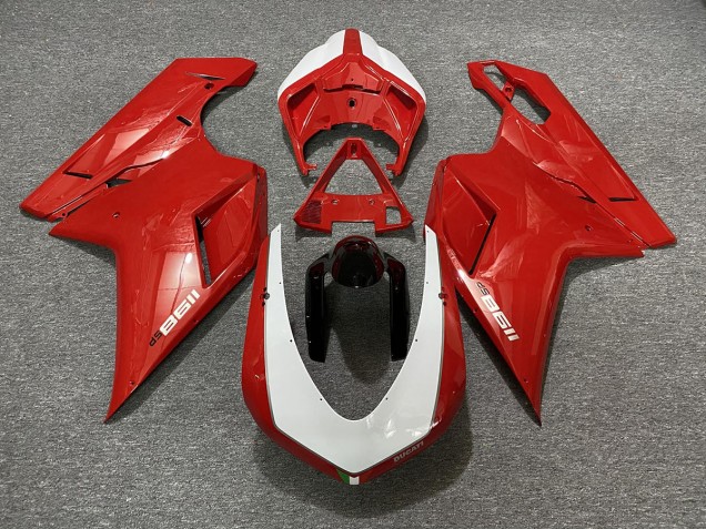 Rot Glänzend Sp-Design 07-14 Ducati 848 1098 1198 Motorrad Verkleidung Rot Glänzend Sp-Design 07-14 Ducati 848 1098 1198 Motorrad Verkleidung