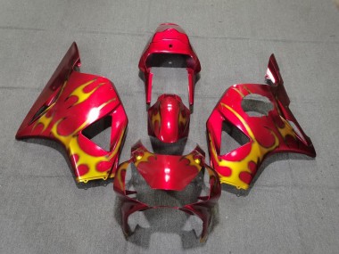 Rot & Gold-Stil 02-03 CBR954RR Motorrad Verkleidung