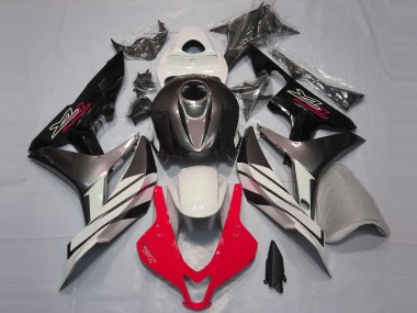 Rot Weiß & Grau 07-08 CBR600RR Motorrad Verkleidung