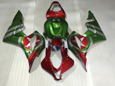 Rot & Grün Captain America 07-08 CBR600RR Motorrad Verkleidung