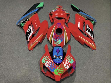 Rot Hai 04-05 CBR1000RR Motorrad Verkleidung