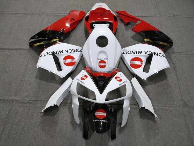 Rot Konica Minolta 05-06 CBR600RR Motorrad Verkleidung