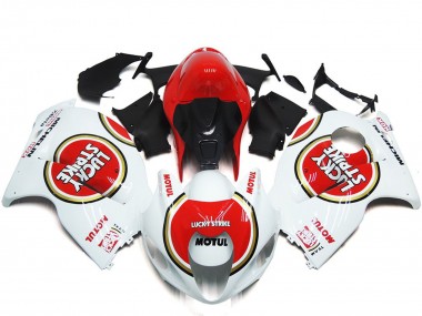 Rot Lucky Strike Stil 97-07 GSXR 1300 Motorrad Verkleidung