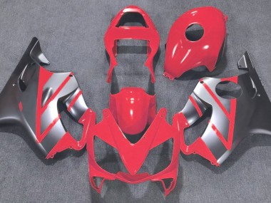 Rot & Matt Silber 01-03 CBR600 F4i Motorrad Verkleidung