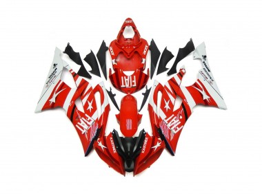 Rot & Weiß Mit Sternen 08-16 R6 Motorrad Verkleidung