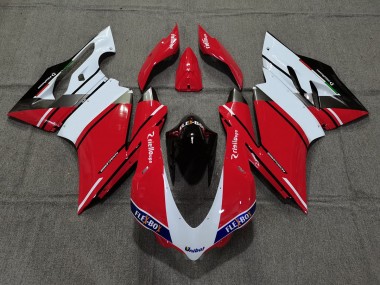 Rot OEM-Stil 15-17 Ducati 959 1299 Motorrad Verkleidung