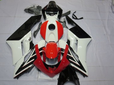 Rot Schwarz & Weiß 04-05 CBR1000RR Motorrad Verkleidung
