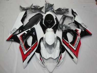 Rot Schwarz & Weiß 05-06 GSXR 1000 Motorrad Verkleidung