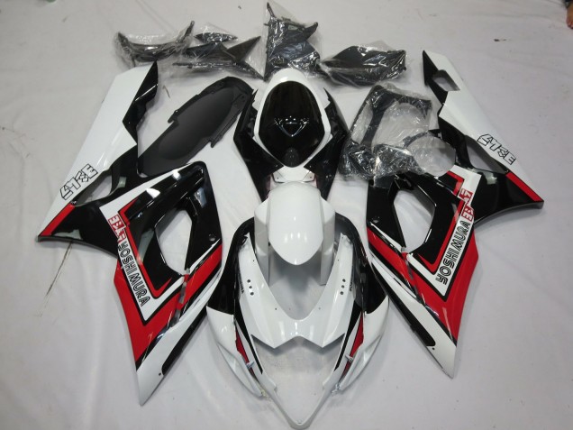 Rot Schwarz & Weiß 05-06 GSXR 1000 Motorrad Verkleidung
