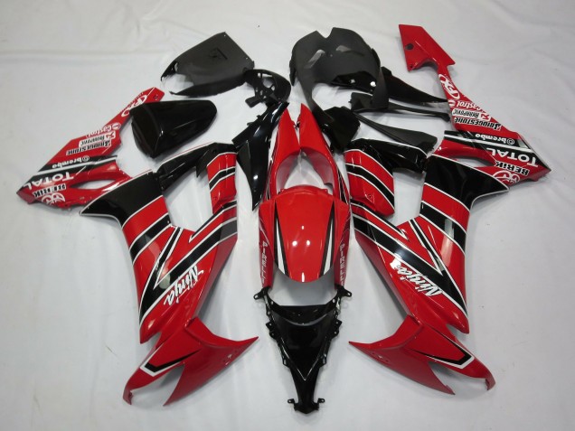 Rot Schwarz 08-10 ZX10R Motorrad Verkleidung Rot Schwarz 08-10 ZX10R Motorrad Verkleidung