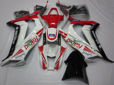 Rot Weiß Schwarz 11-15 ZX10R Motorrad Verkleidung