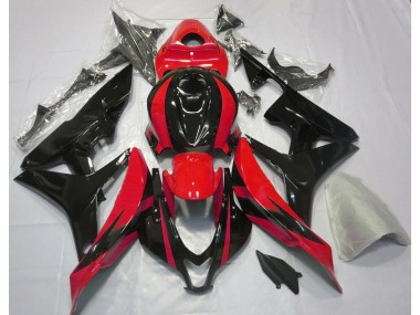 Rot & Schwarz OEM-Design 07-08 CBR600RR Motorrad Verkleidung
