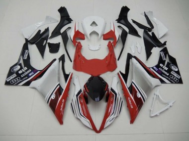Rot Weiß & Schwarz Stil 13-16 Daytona 675 Motorrad Verkleidung