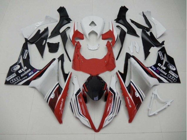 Rot Weiß & Schwarz Stil 13-16 Daytona 675 Motorrad Verkleidung Rot Weiß & Schwarz Stil 13-16 Daytona 675 Motorrad Verkleidung