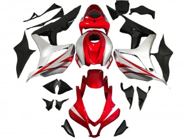 Rot & Silber OEM-Stil 07-08 CBR600RR Motorrad Verkleidung