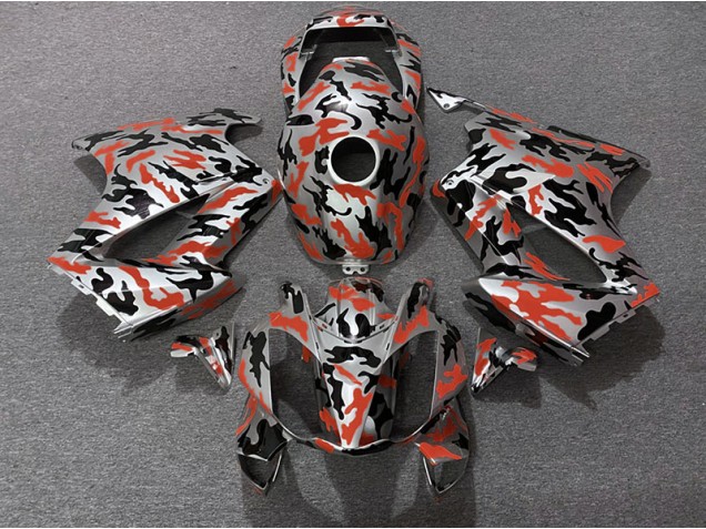 Rot Tarnung 02-12 VFR800 Motorrad Verkleidung Rot Tarnung 02-12 VFR800 Motorrad Verkleidung