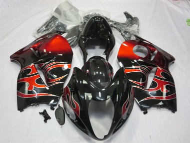 Rot Wirbel 97-07 GSXR 1300 Motorrad Verkleidung