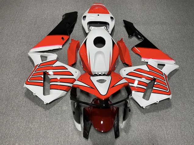 Rot & Weiße Flügel 05-06 CBR600RR Motorrad Verkleidung