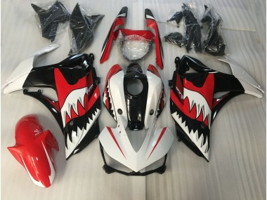 Rot & Weißer Hai 15-18 R3 Motorrad Verkleidung