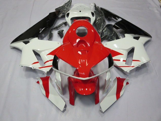 Rot-Weißer Stil 05-06 CBR600RR Motorrad Verkleidung