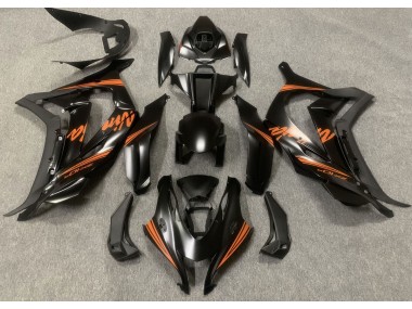 Satinschwarz & Orange 16-19 ZX10R Motorrad Verkleidung