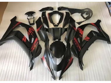 Satinschwarz & Rot 16-19 ZX10R Motorrad Verkleidung
