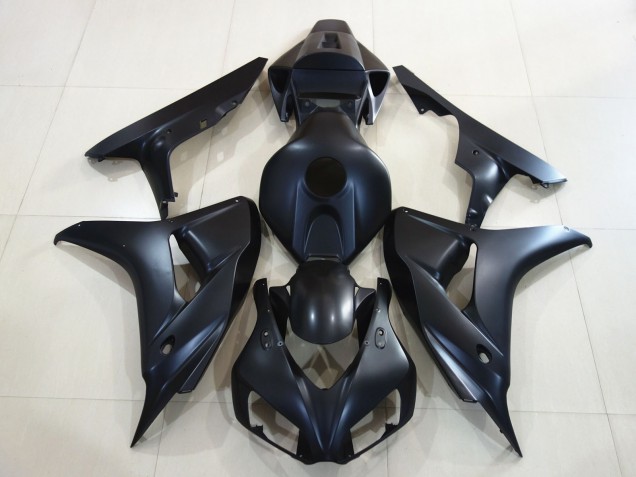 Schlichte Matt Schwarz 06-07 CBR1000RR Motorrad Verkleidung