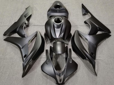 Schlichte Matt Schwarz 07-08 CBR600RR Motorrad Verkleidung