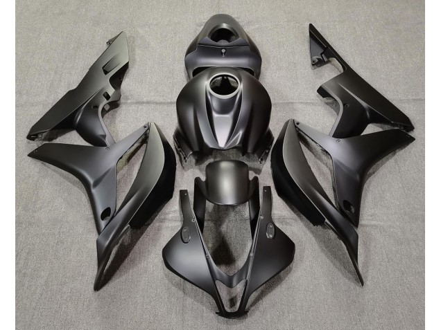 Schlichte Matt Schwarz 07-08 CBR600RR Motorrad Verkleidung