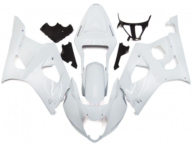 Schlichter Glanz-Weiß-Stil 03-04 GSXR 1000 Motorrad Verkleidung