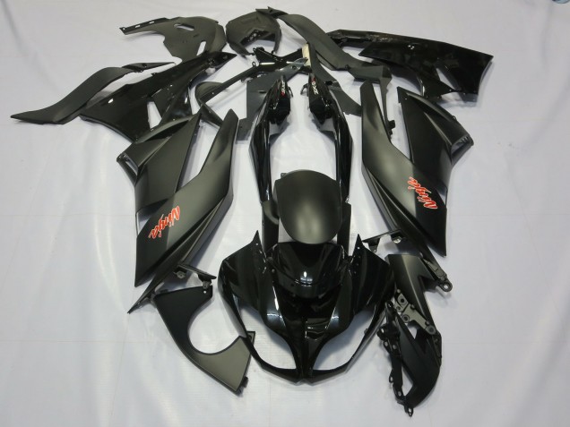 Schwarz 09-12 ZX6R Motorrad Verkleidung Schwarz 09-12 ZX6R Motorrad Verkleidung