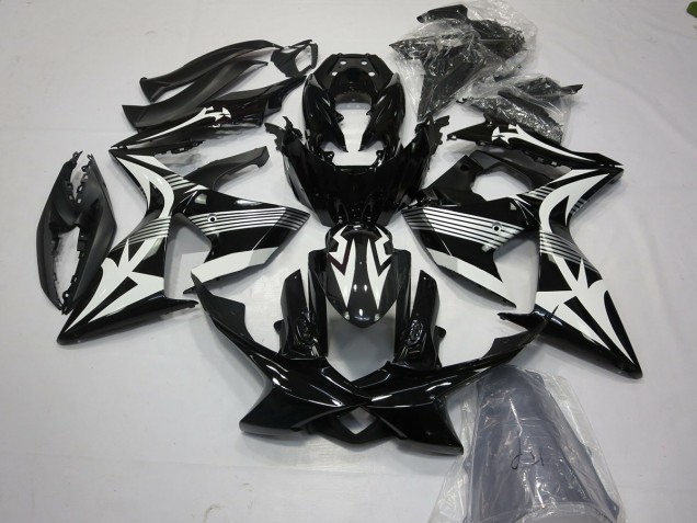 Schwarz & Weiß 09-16 GSXR 1000 Motorrad Verkleidung