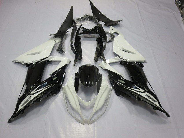 Schwarz & Weiß 13-18 ZX6R Motorrad Verkleidung