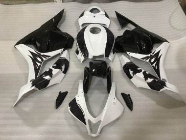 Schwarz/Weiß Benutzerdefiniert 09-12 CBR600RR Motorrad Verkleidung