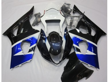 Schwarz Blau & Weiß 03-04 GSXR 1000 Motorrad Verkleidung