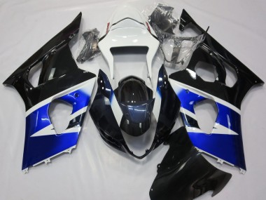 Schwarz Blau & Weiß 03-04 GSXR 1000 Motorrad Verkleidung