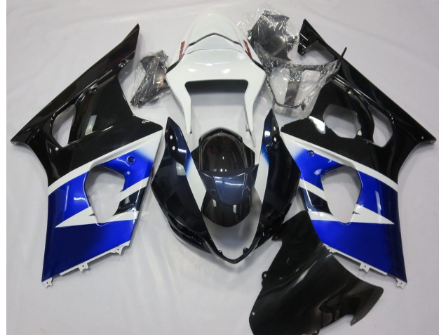 Schwarz Blau & Weiß 03-04 GSXR 1000 Motorrad Verkleidung