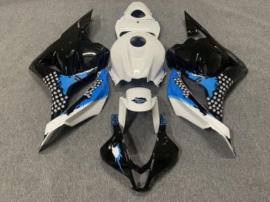 Schwarz Blau & Weiß 09-12 CBR600RR Motorrad Verkleidung