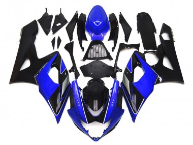 Schwarz & Blau Glänzend Mit Silber 05-06 GSXR 1000 Motorrad Verkleidung