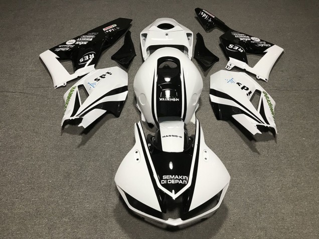 Schwarz-Weiß-Design 13-23 CBR600RR Motorrad Verkleidung