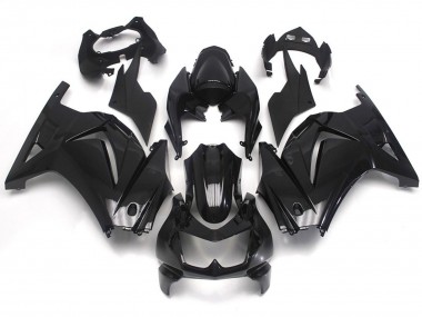 Schwarz-Einfarbig Glänzend 08-12 Ninja 250 Motorrad Verkleidung